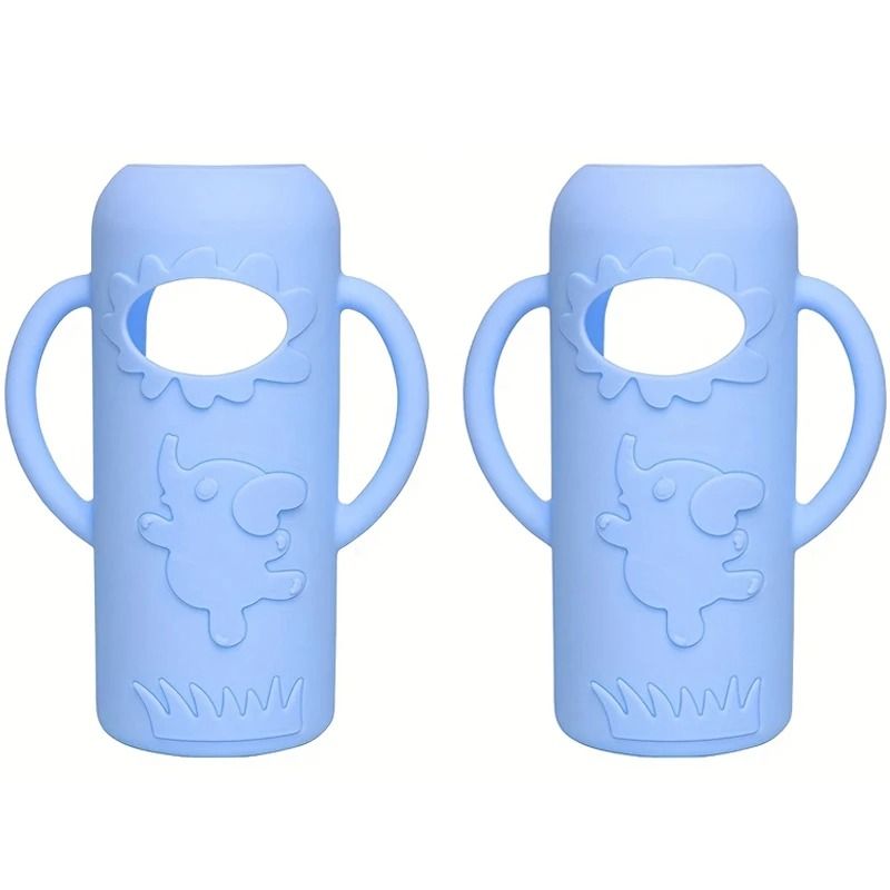 Elephant Silicone Bottle Handle Sleeve For 8oz240ml NarrowNeck Bottles 10