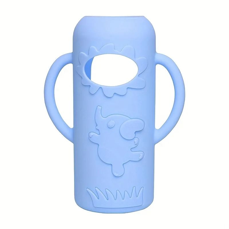 Elephant Silicone Bottle Handle Sleeve For 8oz240ml NarrowNeck Bottles 12