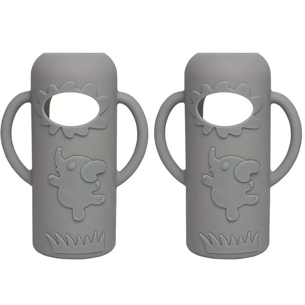 Elephant Silicone Bottle Handle Sleeve For 8oz240ml NarrowNeck Bottles 15