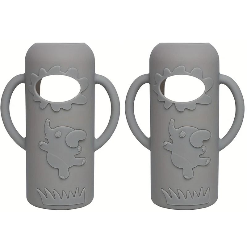 Elephant Silicone Bottle Handle Sleeve For 8oz240ml NarrowNeck Bottles 15