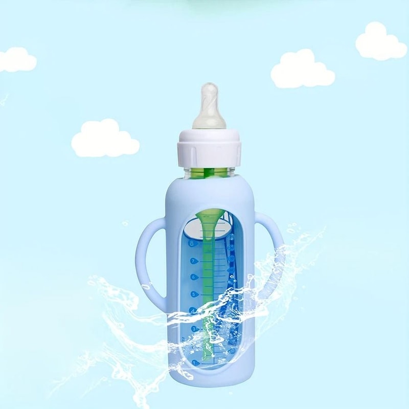 Elephant Silicone Bottle Handle Sleeve For 8oz240ml NarrowNeck Bottles 4