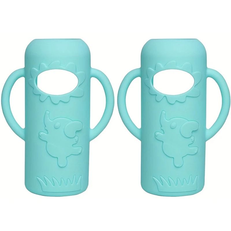 Elephant Silicone Bottle Handle Sleeve For 8oz240ml NarrowNeck Bottles 6