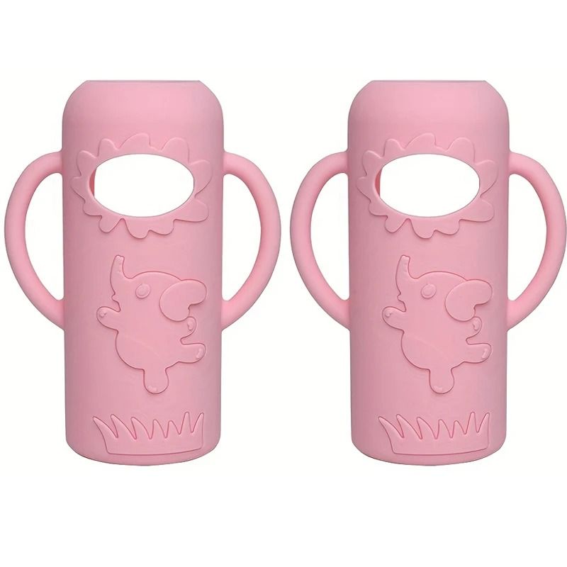 Elephant Silicone Bottle Handle Sleeve For 8oz240ml NarrowNeck Bottles 8