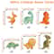 Dinosaur Lollipop Holder Decoration Cards 1st Birthday Baby Shower Favors 6