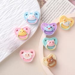 10-piece mini doll pacifiers – dummy nipple accessories for play house dolls
