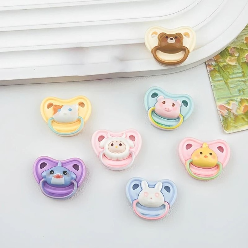 10Piece Mini Doll Pacifiers Dummy Nipple Accessories For Play House Dolls 3