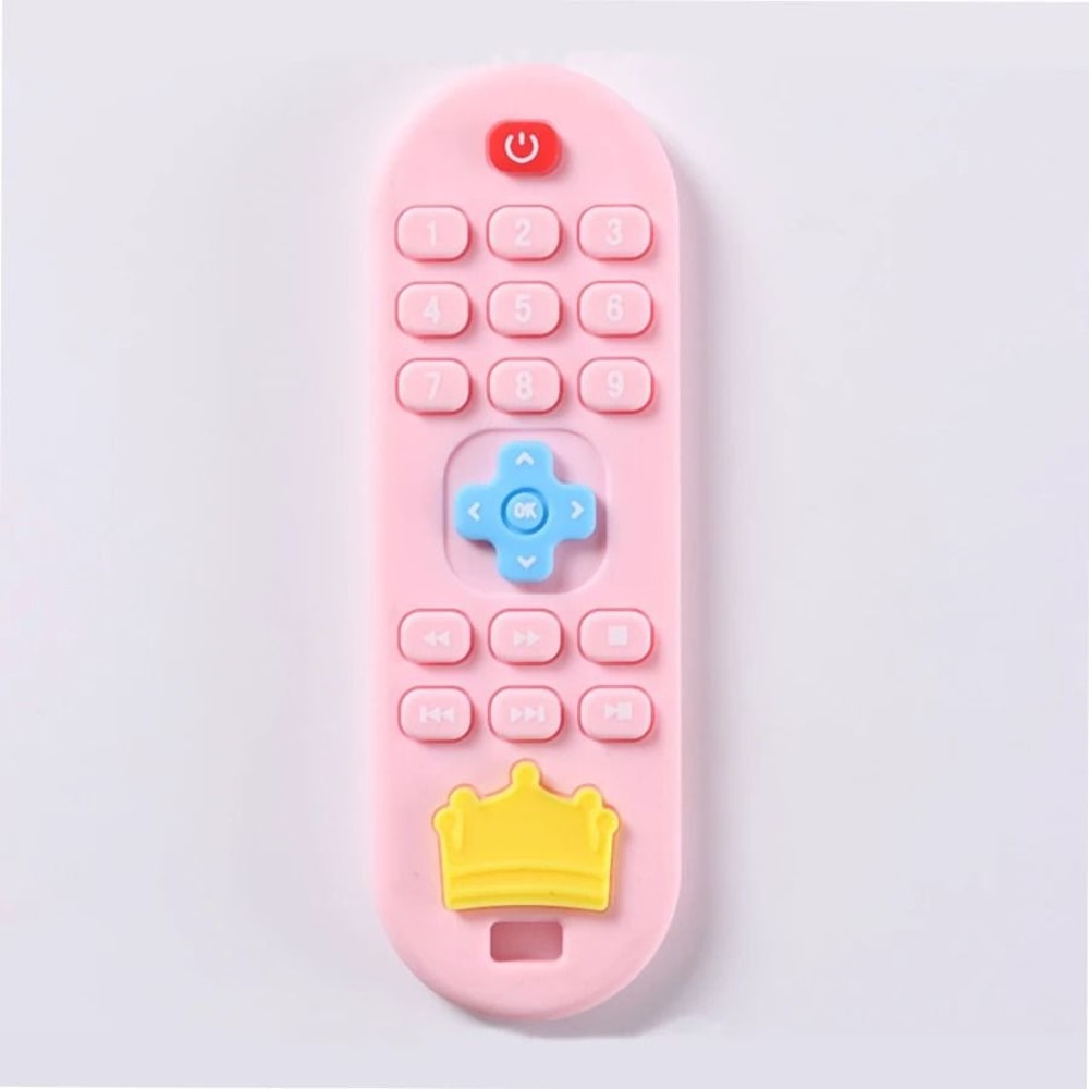 Childrens Silicone Remote Control Teether Oral Soothing Molar Toy 12