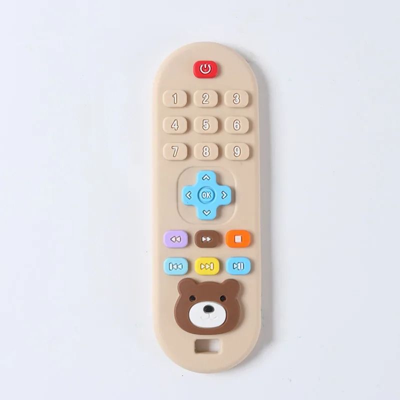 Childrens Silicone Remote Control Teether Oral Soothing Molar Toy 15