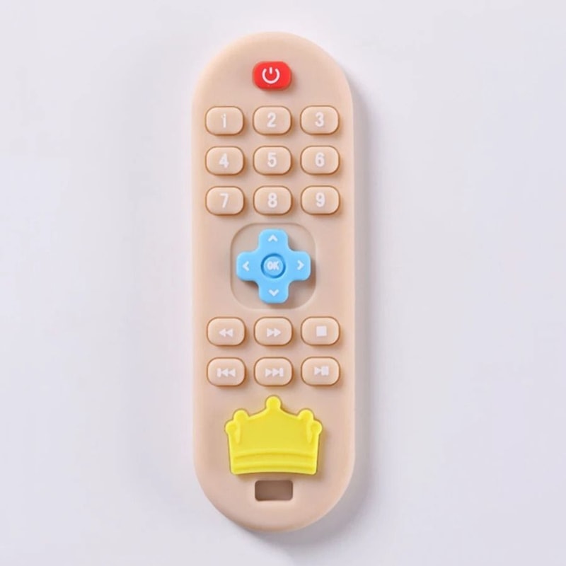 Childrens Silicone Remote Control Teether Oral Soothing Molar Toy 9