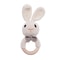 Baby Crochet Bunny Rattle Wooden Teether Newborn Educational Music Toy 7