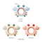 Silicone Crab Baby Teether With Natural Wooden Ring BPAFree Molar Toy 5