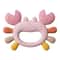 Silicone Crab Baby Teether With Natural Wooden Ring BPAFree Molar Toy 12