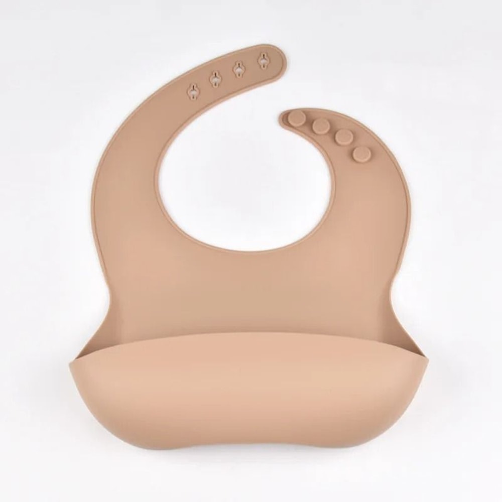 Waterproof Silicone Baby Tray Bib 4Speed Adjustable Soft Feeding Bib 13