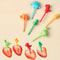 Animal Fruit Fork Set Mini Cartoon FoodGrade Bento Lunch Accessories 5