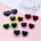 HeartShaped Miniature Doll Sunglasses Candy Color Eyewear For 60cm Dolls 0