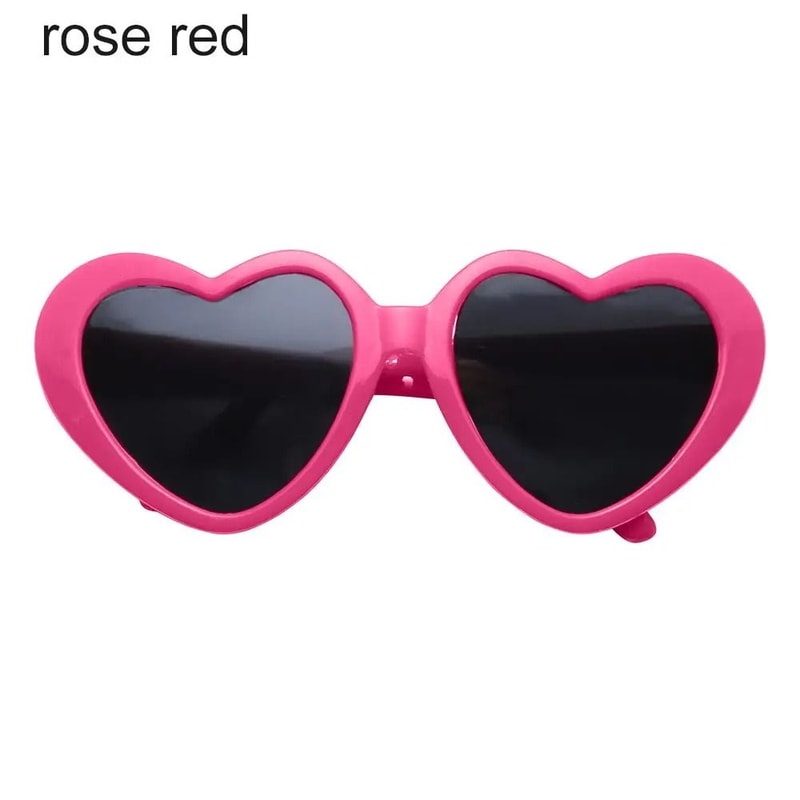 HeartShaped Miniature Doll Sunglasses Candy Color Eyewear For 60cm Dolls 9