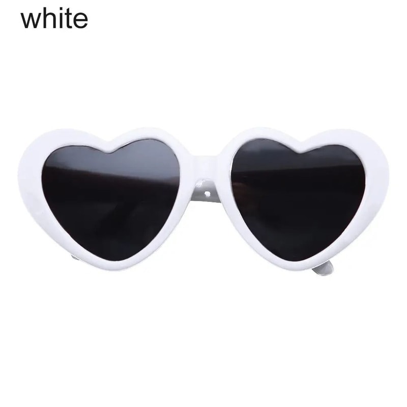 HeartShaped Miniature Doll Sunglasses Candy Color Eyewear For 60cm Dolls 10