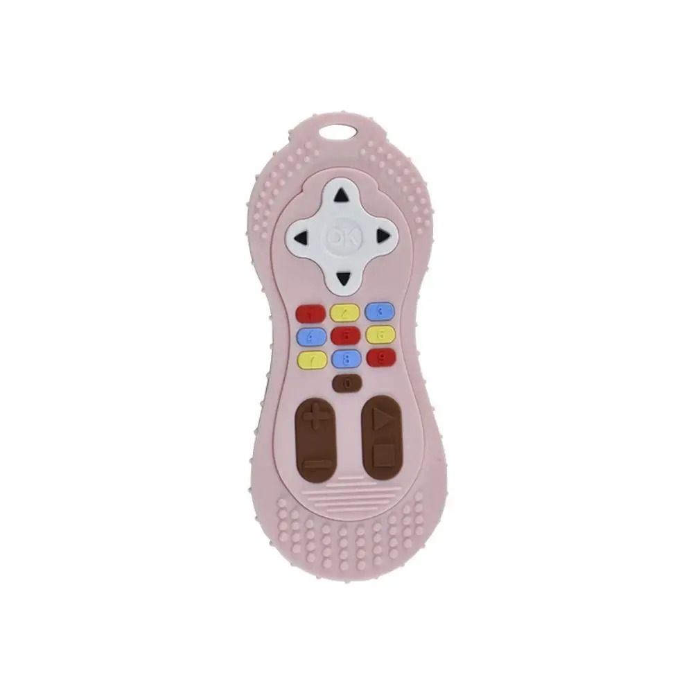 Remote Control Silicone Baby Teether Sensory Relief Educational Molar Toy 11