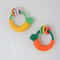 2025 Soft Silicone Carrot Teether BPAFree Teething Relief Sensory Toy 3