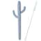 Silicone Cactus Teether Straw BPAFree Fidget Toy Infant Chewing Accessory 9