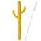 Silicone Cactus Teether Straw BPAFree Fidget Toy Infant Chewing Accessory 10
