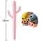Silicone Cactus Teether Straw BPAFree Fidget Toy Infant Chewing Accessory 3