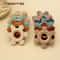 FruitTheme Silicone Wooden Baby Teether BPAFree Infant Chewing Toy 0
