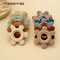 FruitTheme Silicone Wooden Baby Teether BPAFree Infant Chewing Toy 0