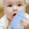 Silicone Baby Bottle Teether FoodGrade Molar Toy With EasyGrip Handle 0