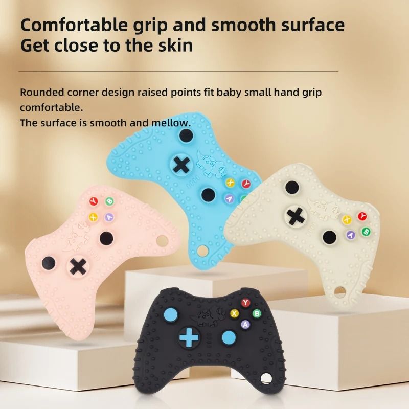 Silicone Game Controller Baby Teething Toy BPAFree Sensory Molar Stick 3