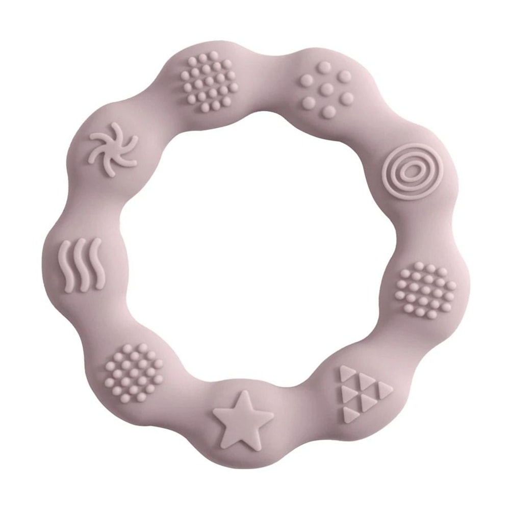 MultiTextured Silicone Teether Ring Sensory Tactile Cognition Molar Toy 14
