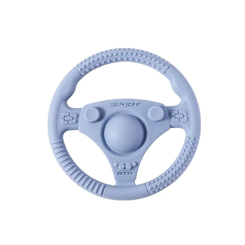 Steering Wheel Silicone Baby Teether FoodGrade Sensory Molar Toy 7