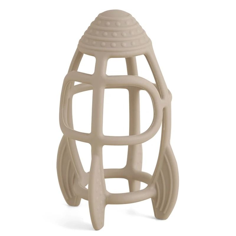 RocketShaped Silicone Baby Teether Fashionable Sensory Molar Fidget Toy 9