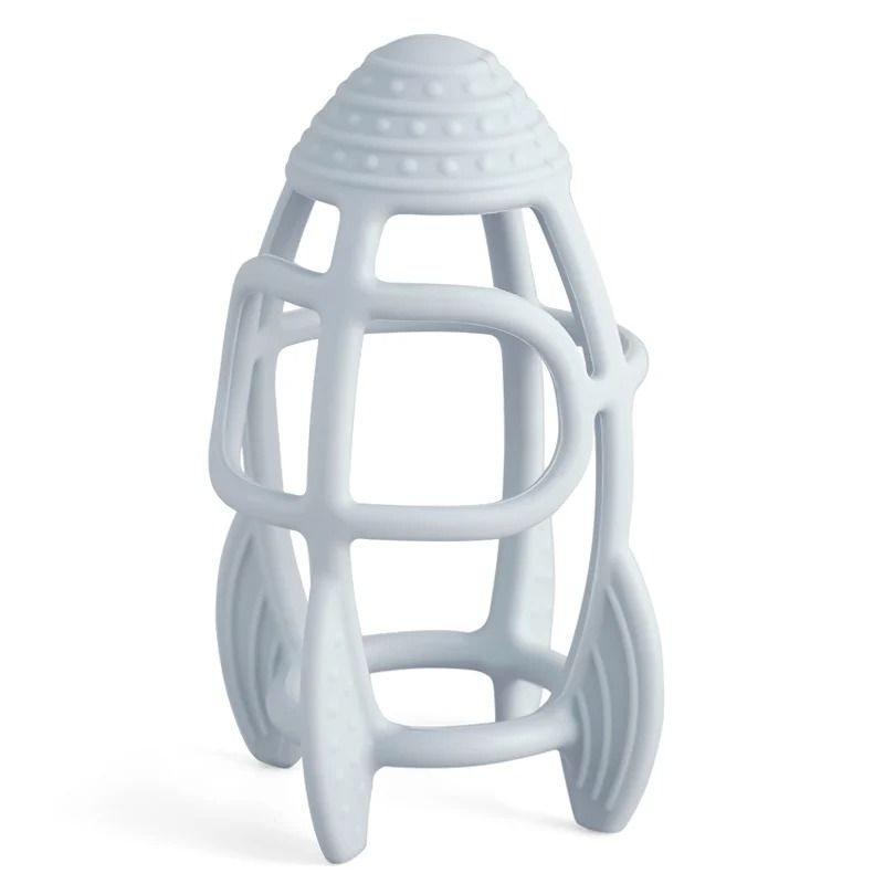 RocketShaped Silicone Baby Teether Fashionable Sensory Molar Fidget Toy 12