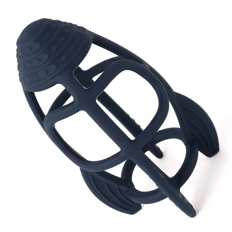 RocketShaped Silicone Baby Teether Fashionable Sensory Molar Fidget Toy 17