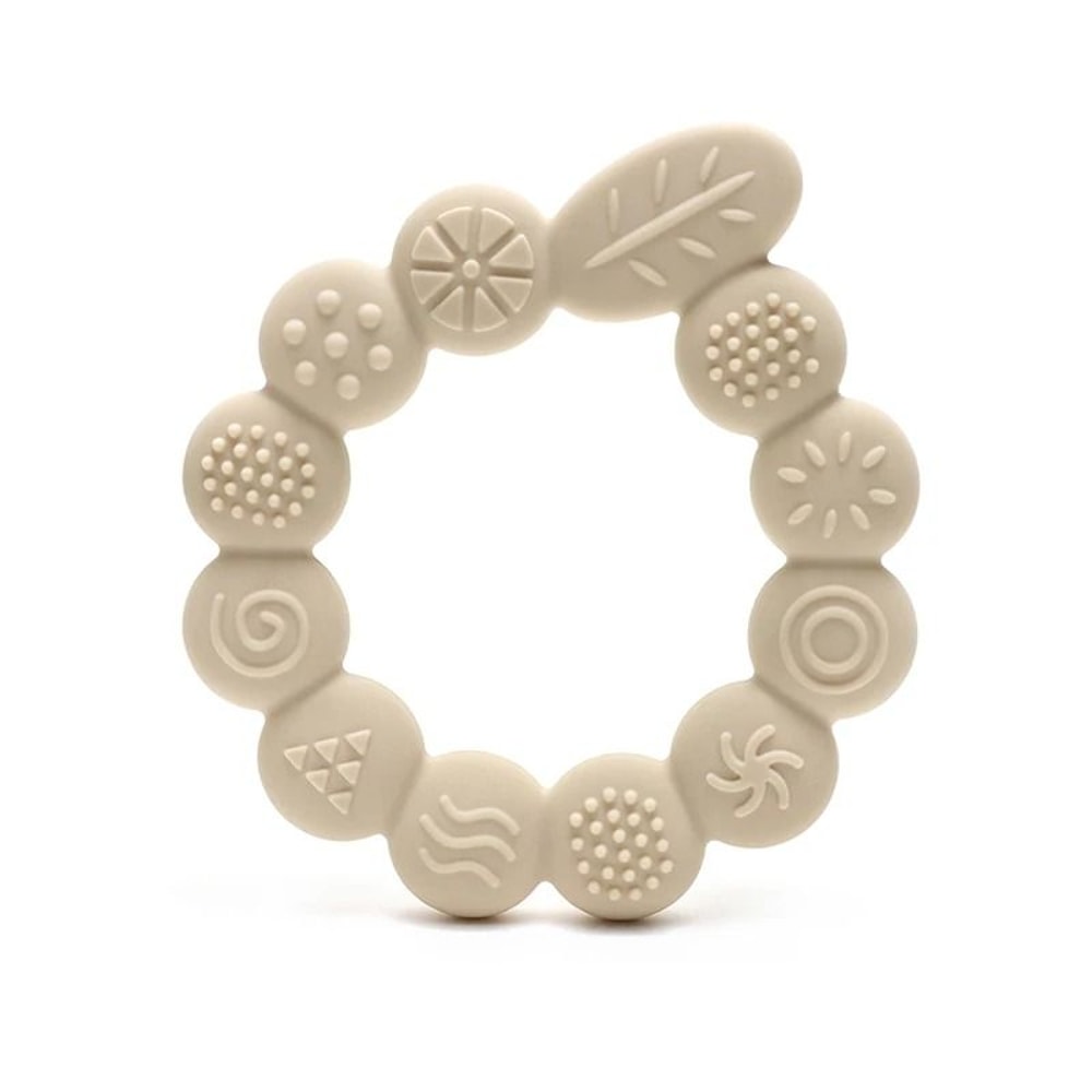 Botanical Silicone Baby Teether Ring BPAFree Leaf Sensory Molar Toy 6