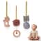 Baby Play Gym Wooden Pendants Newborn Sensory Rattle Room Decoration 0