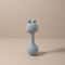 Ergonomic Silicone Duck Handheld Rattle BPAFree Teething Shaker Molar Toy 9