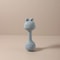 Ergonomic Silicone Duck Handheld Rattle BPAFree Teething Shaker Molar Toy 3