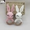 Animal Crochet Baby Rattle Montessori Wooden Rabbit Bear Gym Toy 0