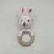 Animal Crochet Baby Rattle Montessori Wooden Rabbit Bear Gym Toy 9
