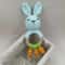 Animal Crochet Baby Rattle Montessori Wooden Rabbit Bear Gym Toy 15