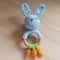 Animal Crochet Baby Rattle Montessori Wooden Rabbit Bear Gym Toy 16