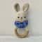 Animal Crochet Baby Rattle Montessori Wooden Rabbit Bear Gym Toy 20