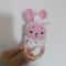Animal Crochet Baby Rattle Montessori Wooden Rabbit Bear Gym Toy 25