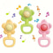 Sunflower Hand Bell Shaker Sensory Development Motor Skill Rattle 0