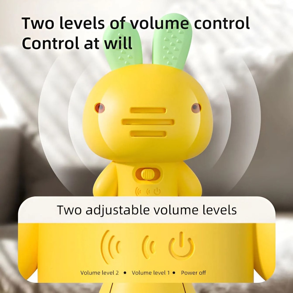 Multifunctional Rabbit Music Bell Soothing Sound Light Sensory Toy 2