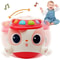 Musical Cartoon Dog Hand Drum Tumbler LightUp Sensory Development Toy 2