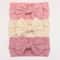 3Piece Premium Elastic Bow Headband Set Soft Nylon Turban Accessories 9