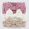 3Piece Premium Elastic Bow Headband Set Soft Nylon Turban Accessories 7